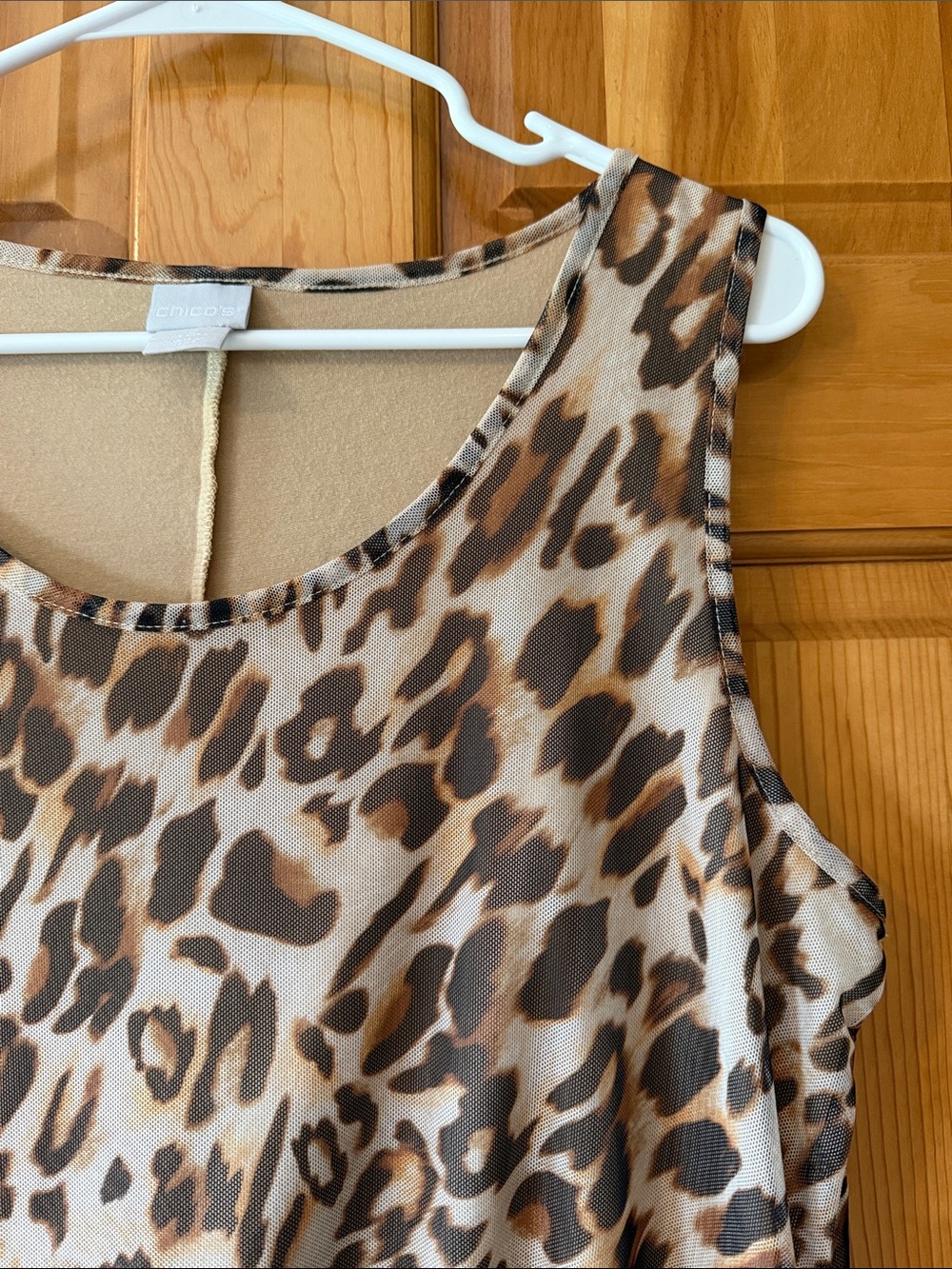 Chico's Leopard Print Top - Chico’s size 2